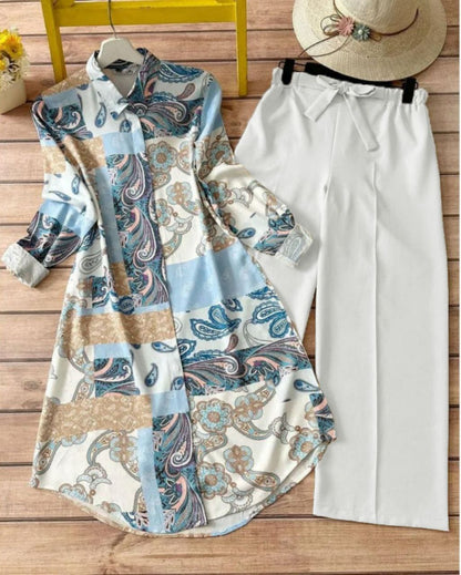 Picnic Glow  Kurti + Plazzo