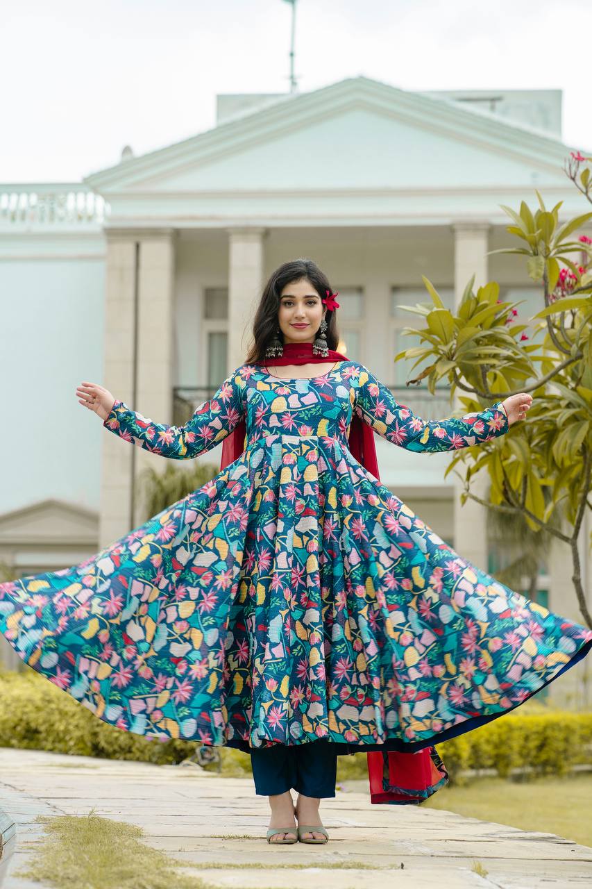 ZOHIRA Premium Anarkali Suit Set