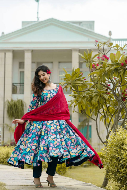 ZOHIRA Premium Anarkali Suit Set