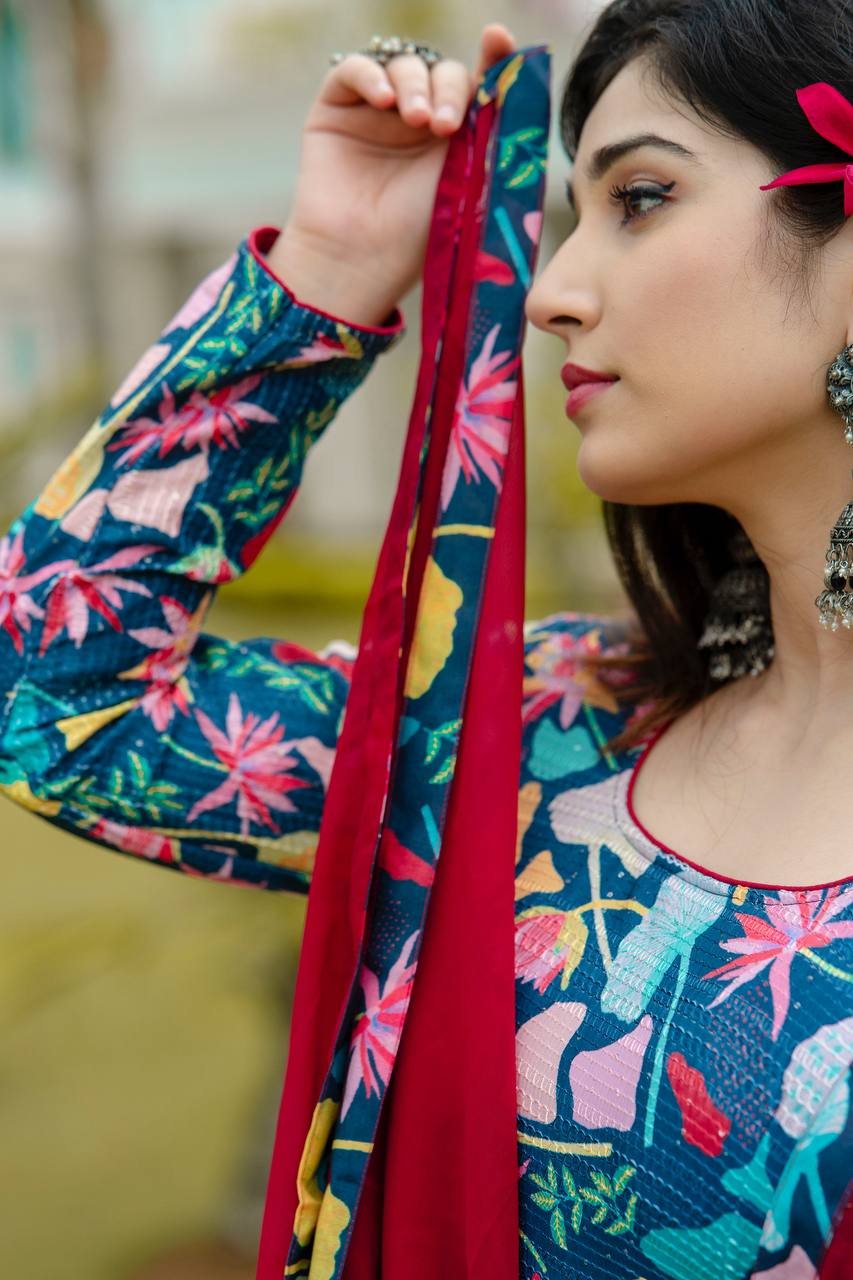 ZOHIRA Premium Anarkali Suit Set