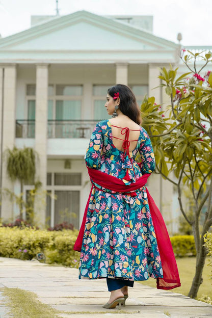 ZOHIRA Premium Anarkali Suit Set