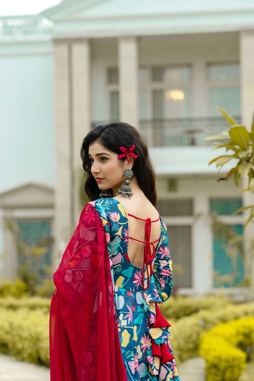 ZOHIRA Premium Anarkali Suit Set