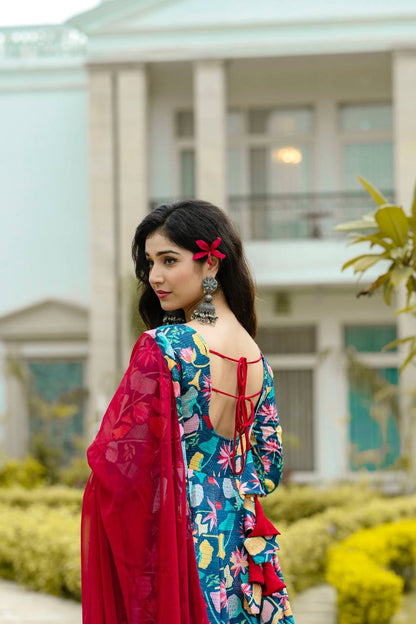 ZOHIRA Premium Anarkali Suit Set