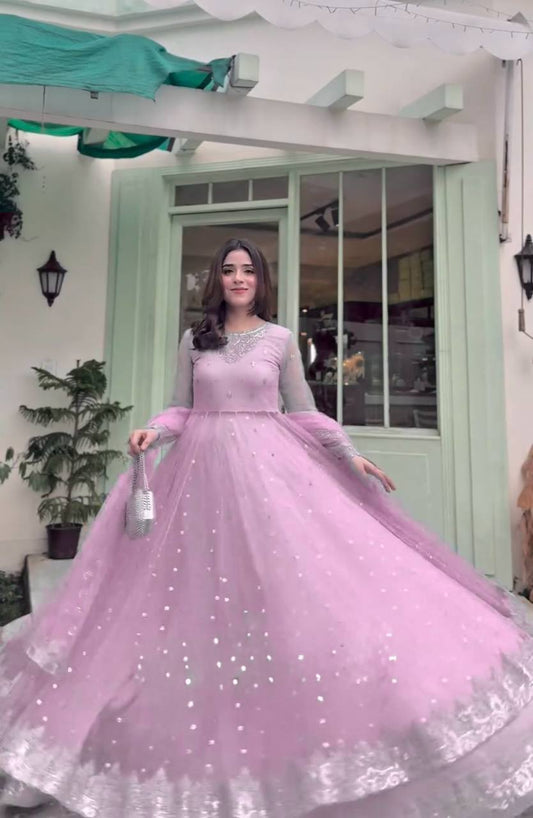Noor Zariya Designer Gown Lehenga Set