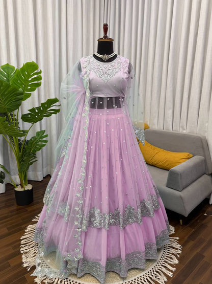 Noor Zariya Designer Gown Lehenga Set