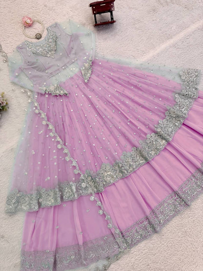 Noor Zariya Designer Gown Lehenga Set
