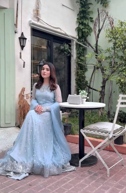 Noor Zariya Designer Gown Lehenga Set