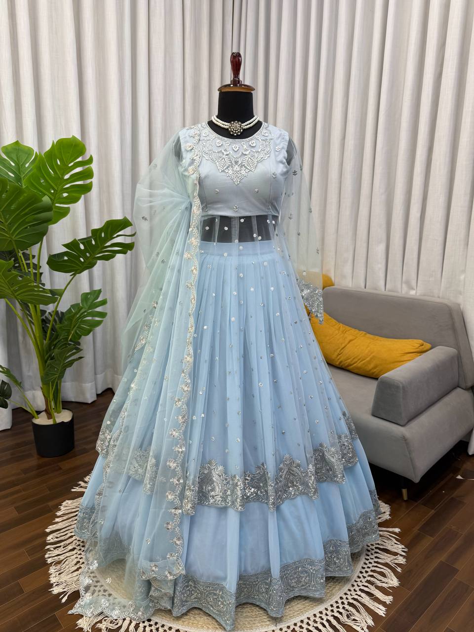Noor Zariya Designer Gown Lehenga Set