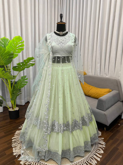 Noor Zariya Designer Gown Lehenga Set