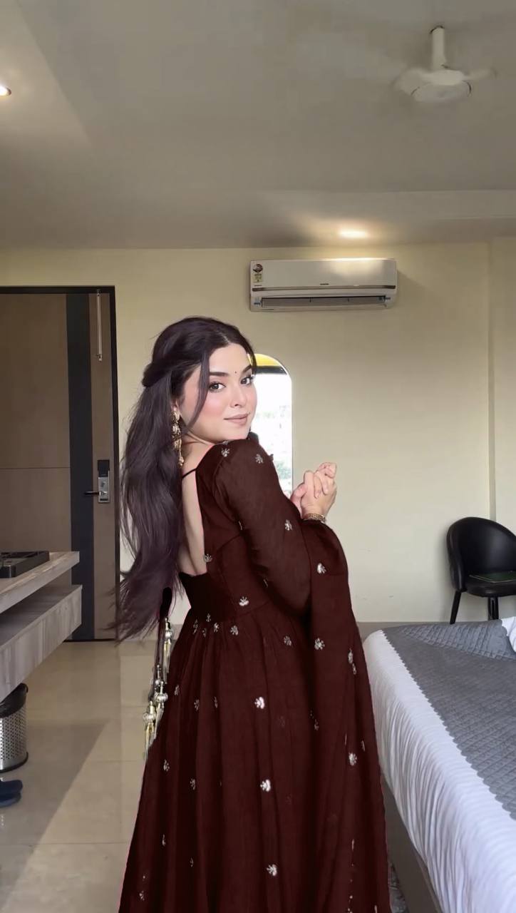 Devara Multicolor Karwa Special Anarkali Suit Set