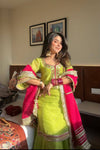 The Sovereign Kaumya Neon Silk Sharara