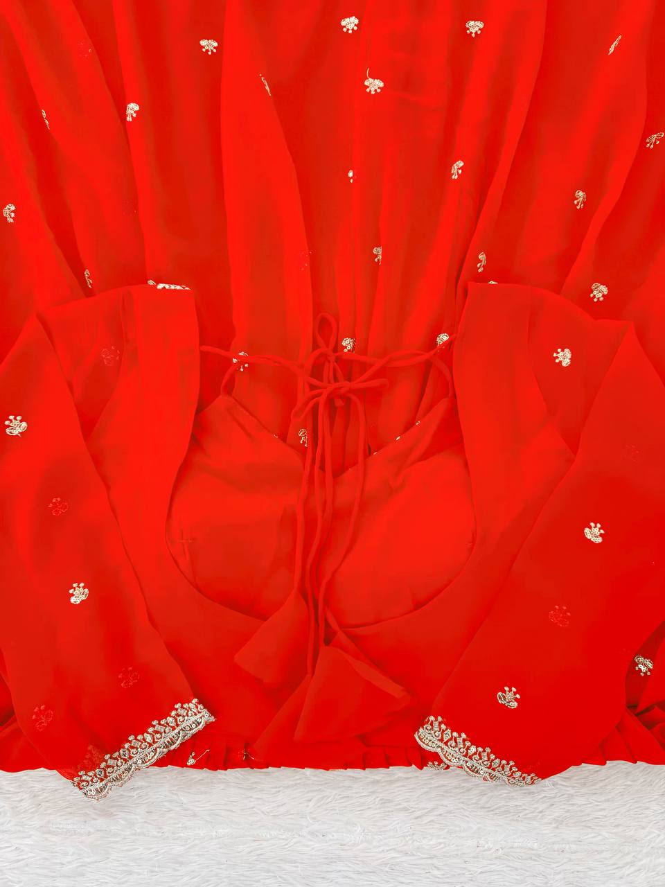 Devara Multicolor Karwa Special Anarkali Suit Set