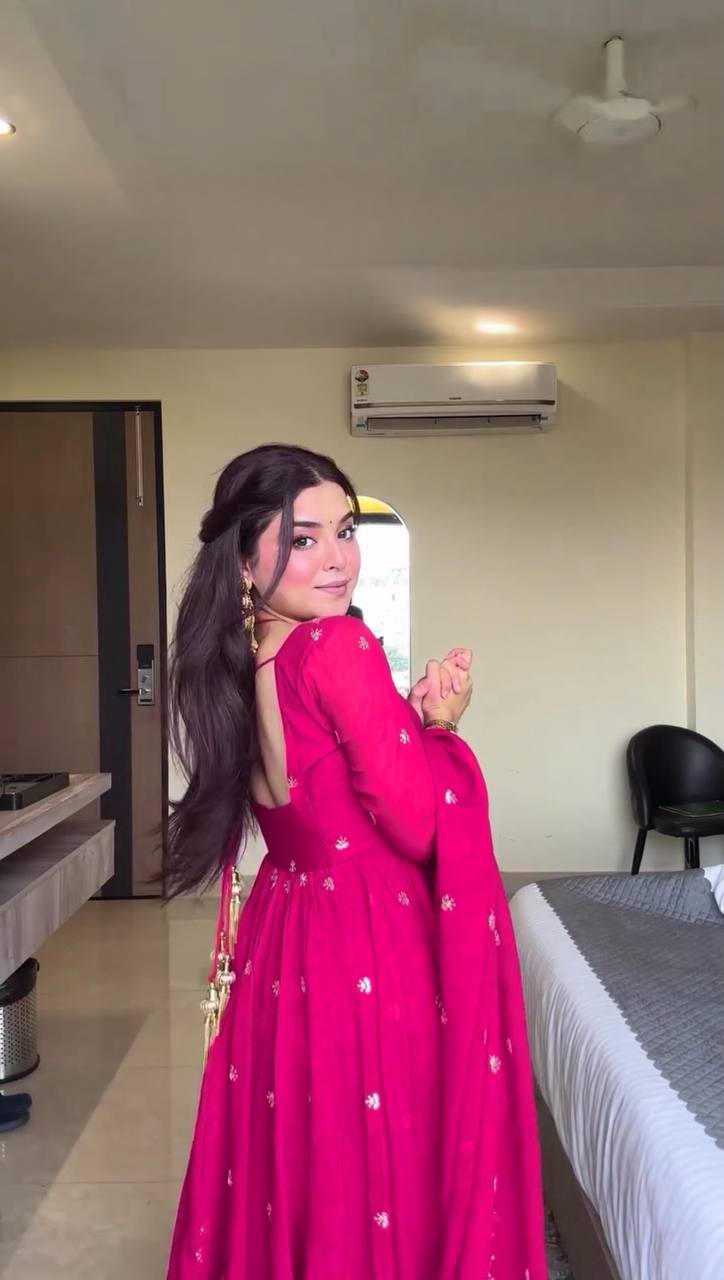 Devara Multicolor Karwa Special Anarkali Suit Set