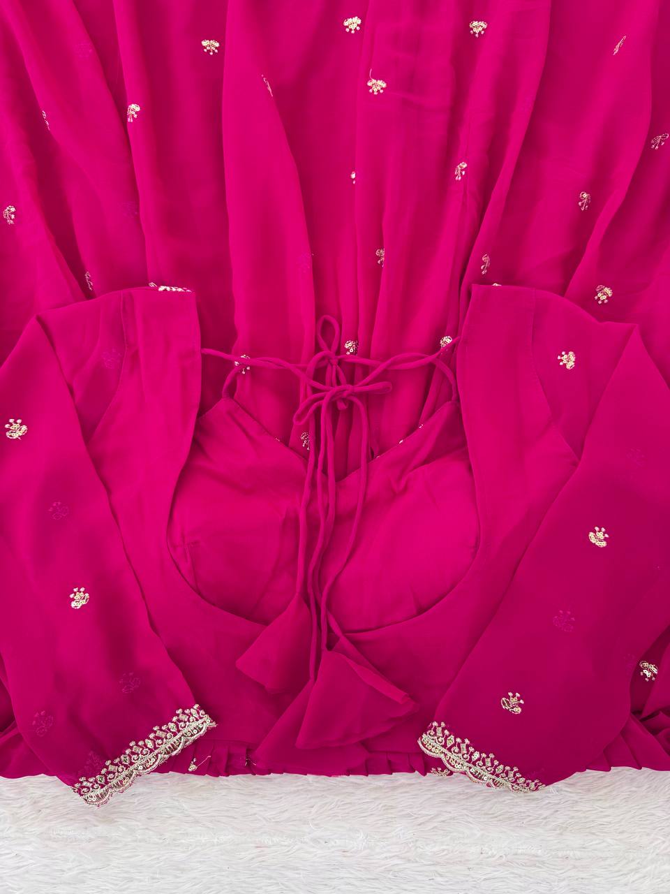 Devara Multicolor Karwa Special Anarkali Suit Set