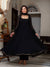 Anvisha Premium Black Party Wear Anarkali Suit Set