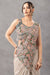 Nisha Embroidered Chinon Drape Saree