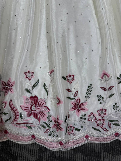 Vichitra Silk Glamour Gown