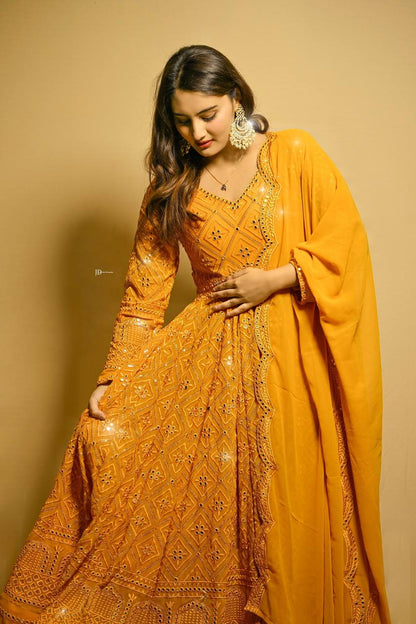AARISHA Premium Anarkali Suit Set