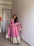 Lavina Pink Vichitra Silk Anarkali Suit Set