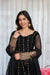 Rooh-e-Noir Heavy Embroidered Black Anarkali Suit Set