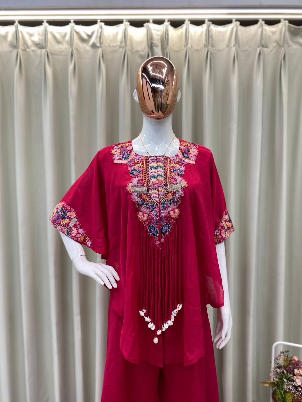 NEW TRENDY THREE PIECE INDO WESTERN SET