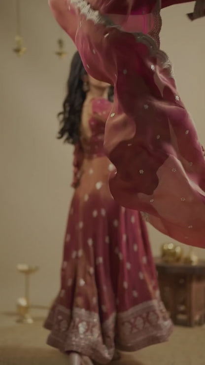 Kiyana’s Cosmo Slit Anarkali Premium Suit Set