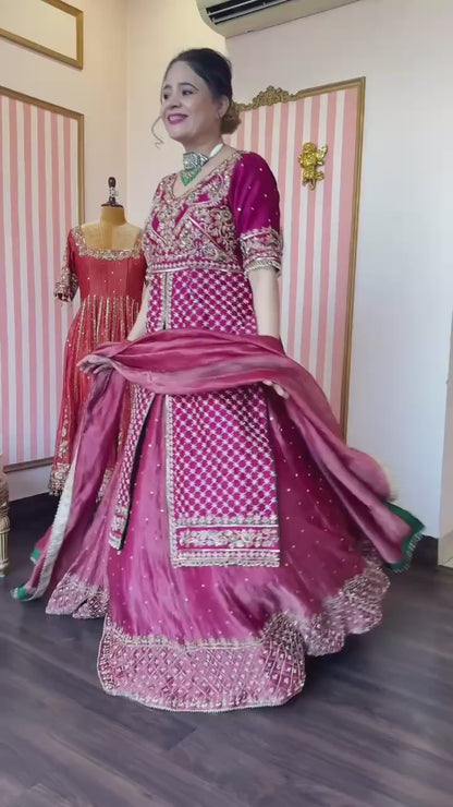 Mehfil Royale Heavy Embroidered Lehenga Suit Set