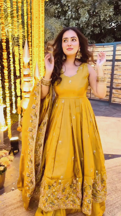 Meher Glow Sequins Anarkali Suit