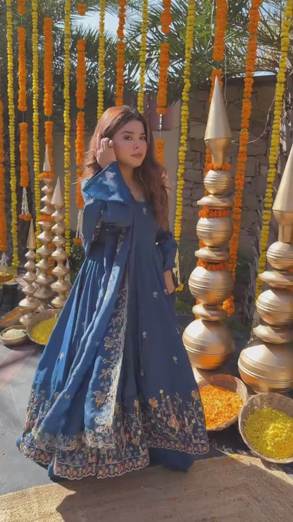 Aamani Bloom Designer Anarkali Suit